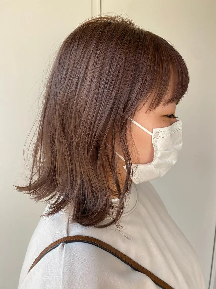 ショート カラー ヘアカラー トリートメント 艶カラー/似合わせ 💖Emmy💖のヘアスタイル