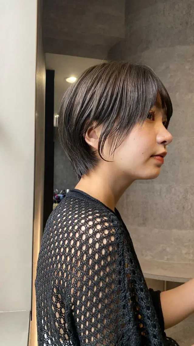 ショート カラー 女性が憧れる ショート/角田愛和のヘアスタイル
