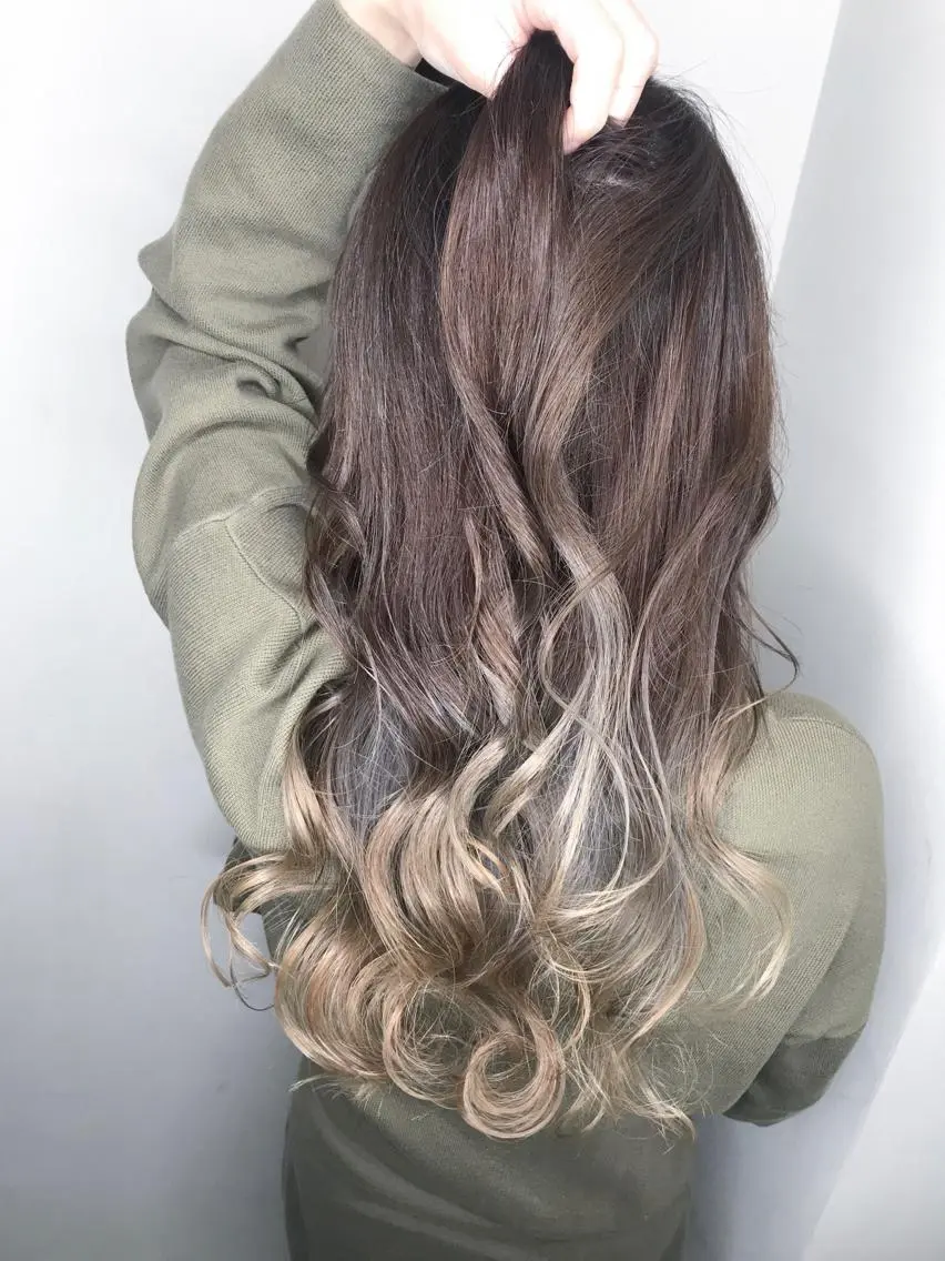 ミディアム カラー パーマ ヘアアレンジ 外国人風カラー 🫧代表/新宿駅近/ 限定価格🫧田辺貴裕のヘアスタイル