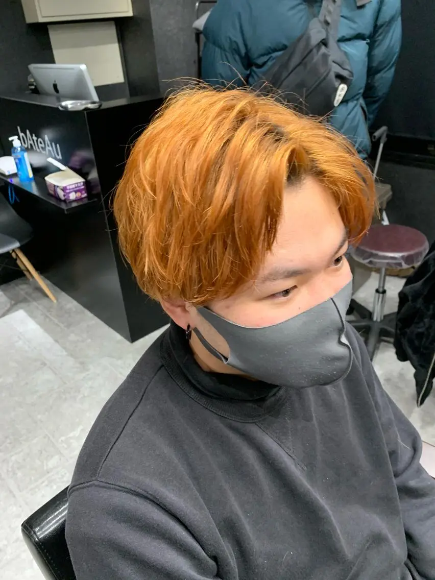 カラー メンズ bateau よしきのヘアスタイル