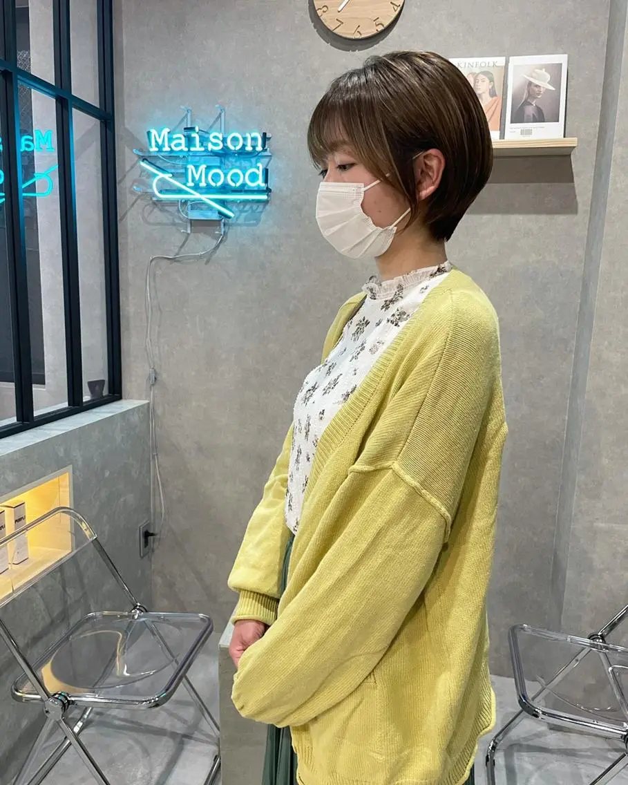 ショート ショートヘア 河原 亮のヘアスタイル