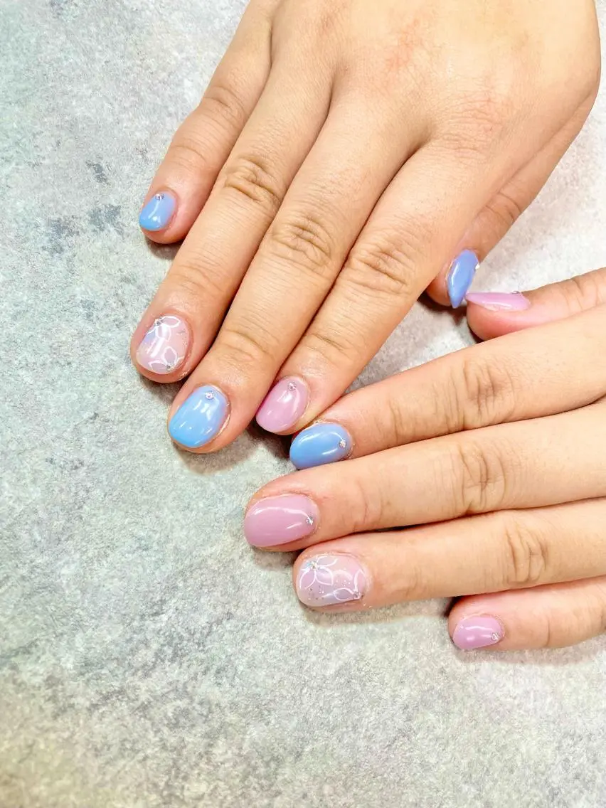 ネイル フラワーネイル FASTNAIL PLUS 新宿店のネイルデザイン