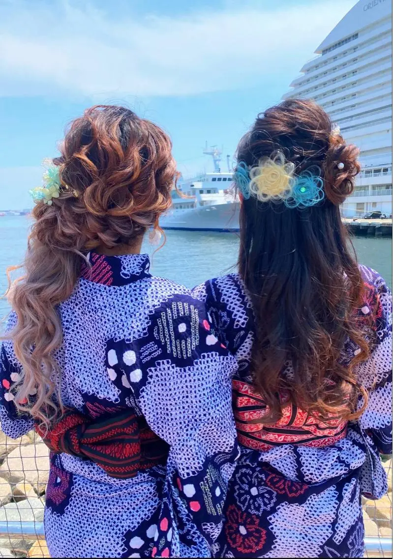 ヘアアレンジ 着付け ヘアセットサロン ココのヘアスタイル