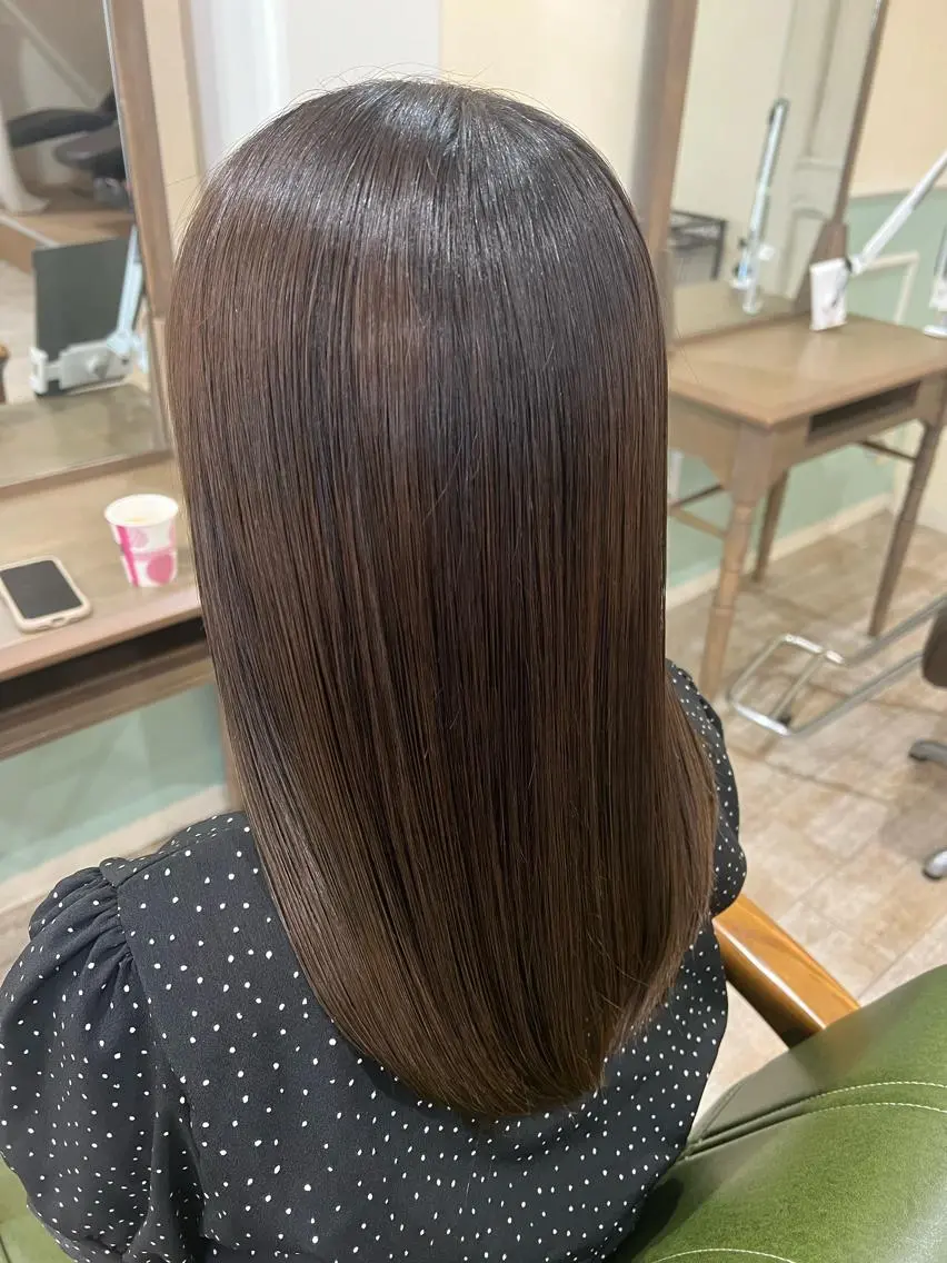 セミロング カラー 髪質改善 新越谷noble店長 松本拓也▶◀*.のヘアスタイル
