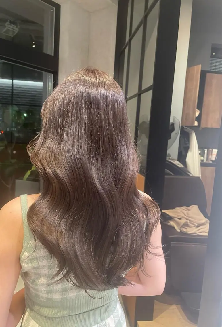 カラー ヘアカラー トリートメント 縮毛矯正ブリーチなし 🍒❤ゆうきのヘアスタイル