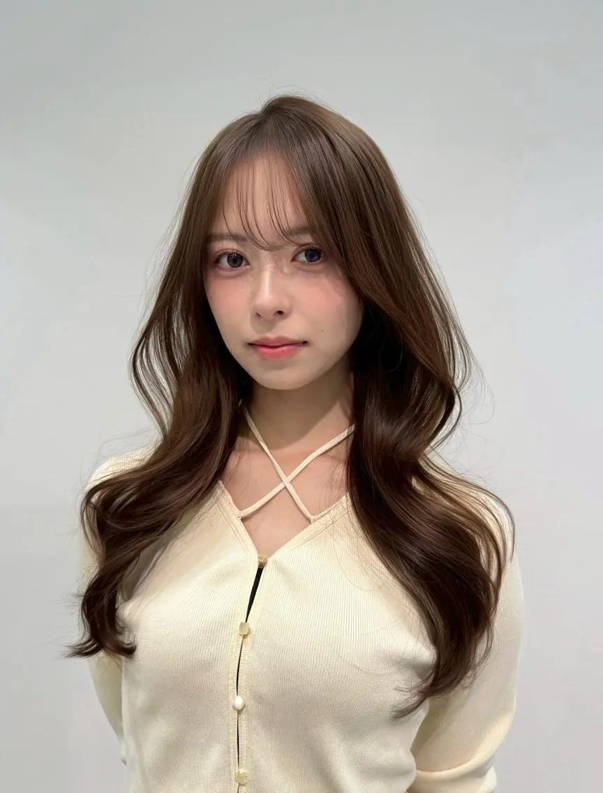 カラー ヘアカラー 夏の透明感🤍トレ ンドレイヤー🤍銀座のヘアスタイル