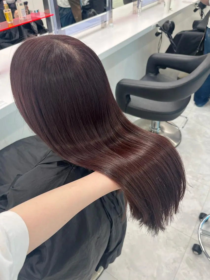 セミロング トリートメント ブリーチなし特化 美容師💖SAE💖のヘアスタイル