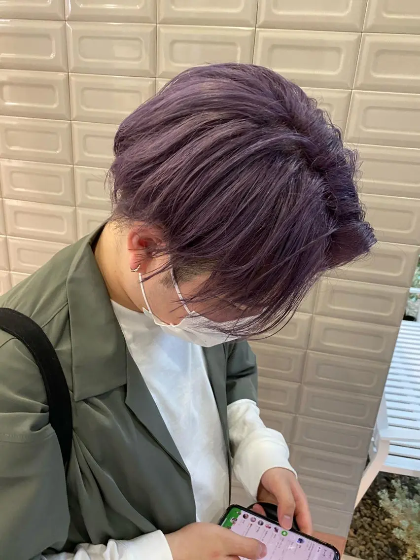 カラー 大山 茶子のヘアスタイル