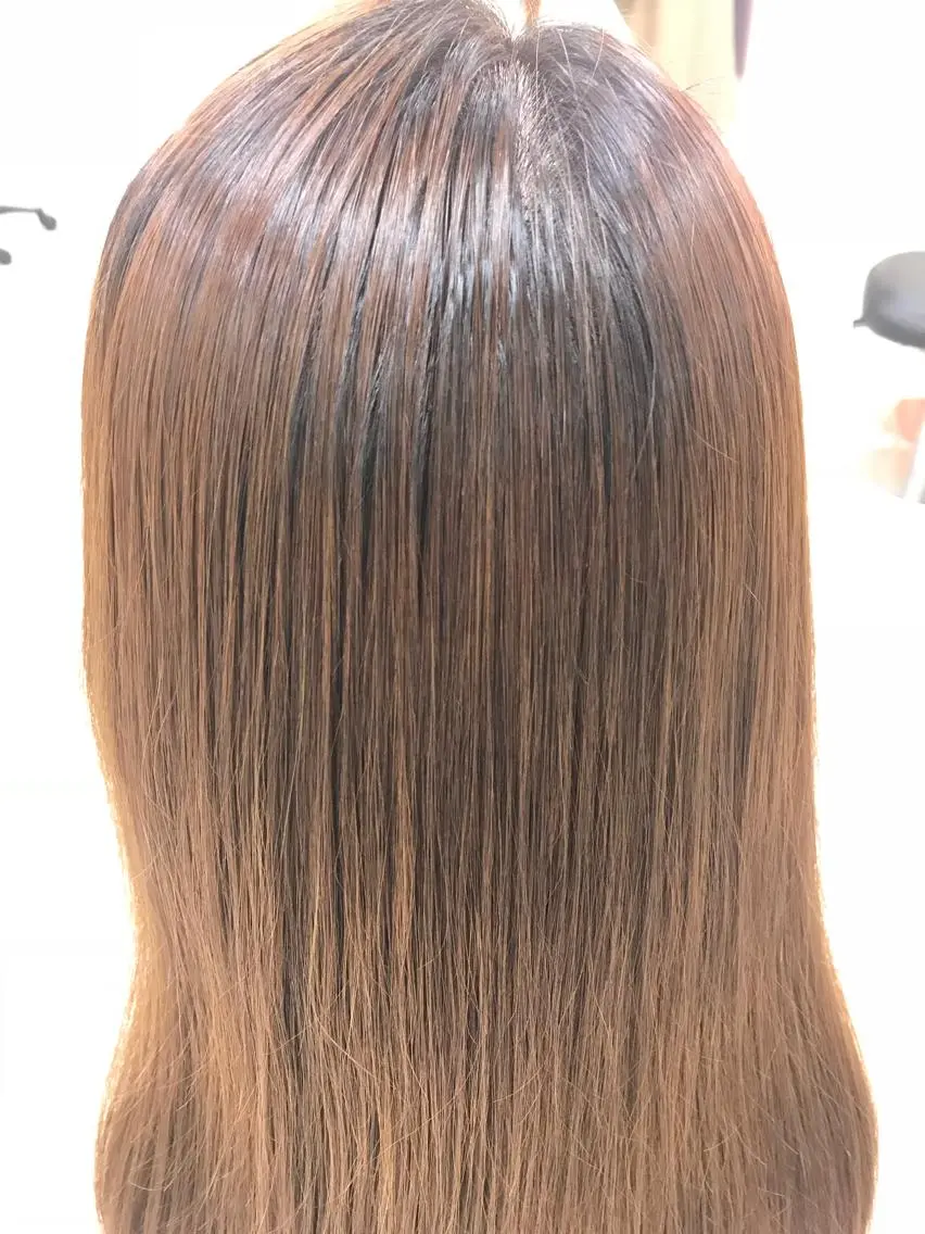 ロング パーマ カットカラーモデル 募集中店長　伊熊祐紀のヘアスタイル
