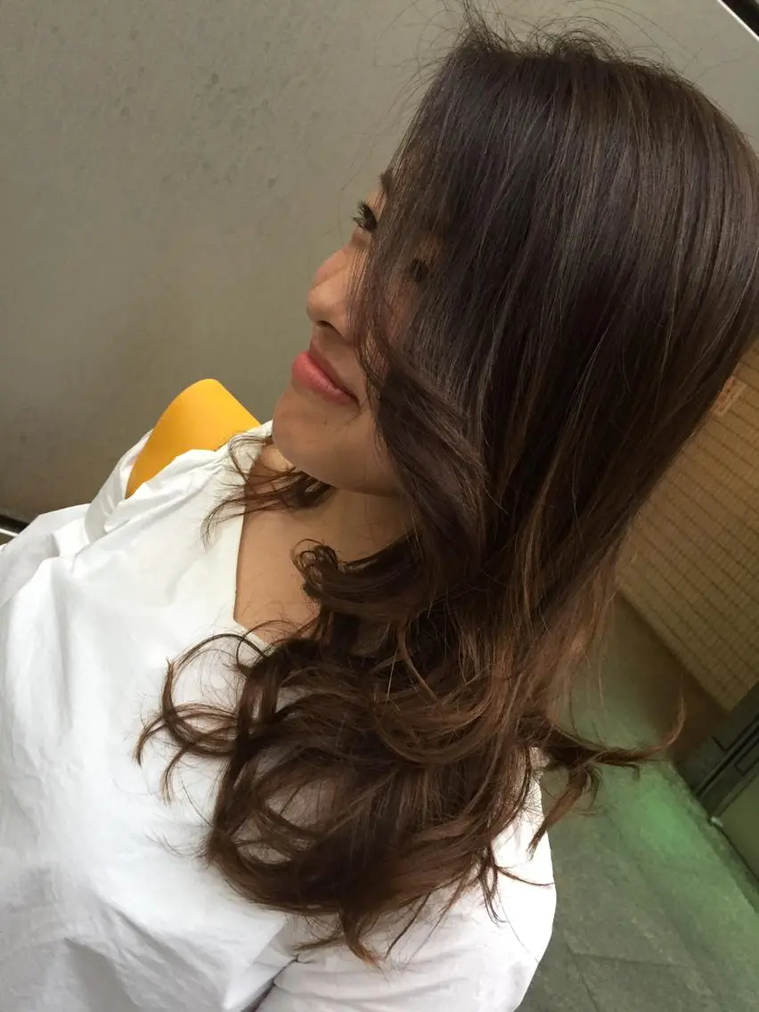 セミロング 松永 雄樹のヘアスタイル