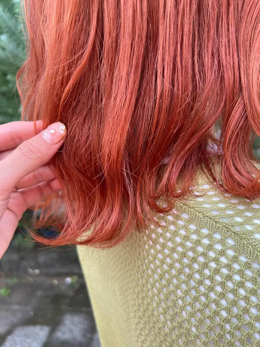 ミディアム カラー ブリーチ 鹿児島美容室 NATSUKIのヘアスタイル