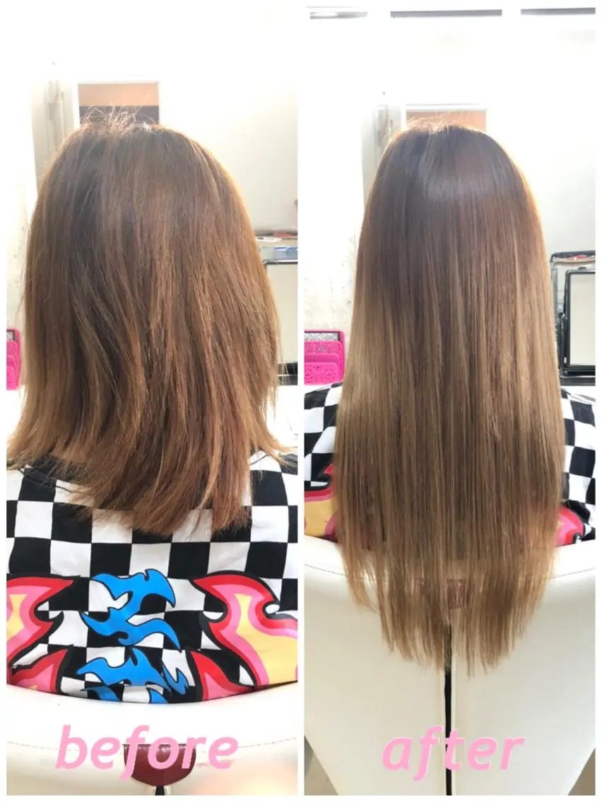 ロング エクステ 🌸ドレスアップ 心斎橋店🌸のヘアスタイル