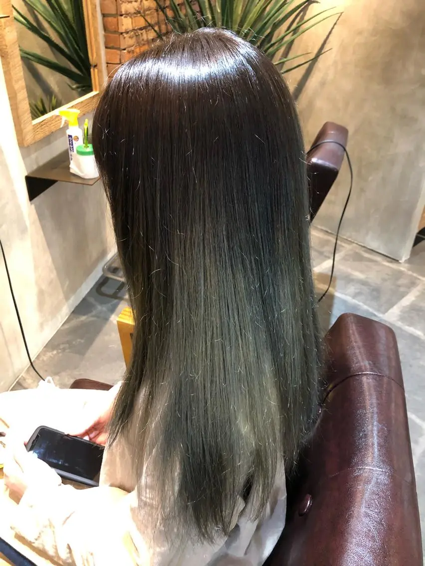 ロング カラー カット ヘアカラー hair care ACRO店長 谷のヘアスタイル