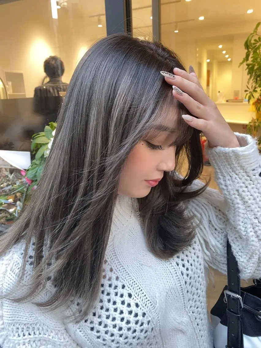 セミロング ヘアカラー トリートメント トップスタイリスト/ アユミのヘアスタイル
