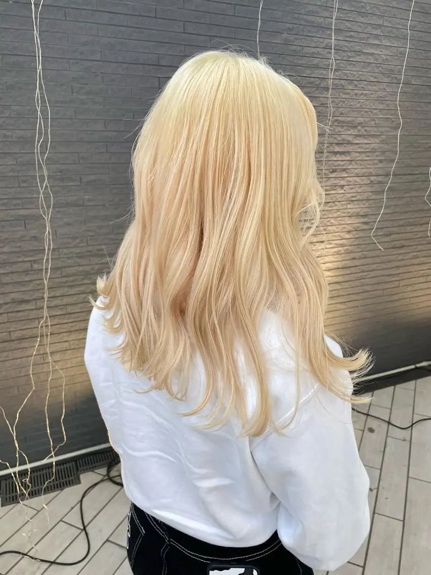 ロング 🎀透明感カラー 韓国ヘア🎀mahoのヘアスタイル