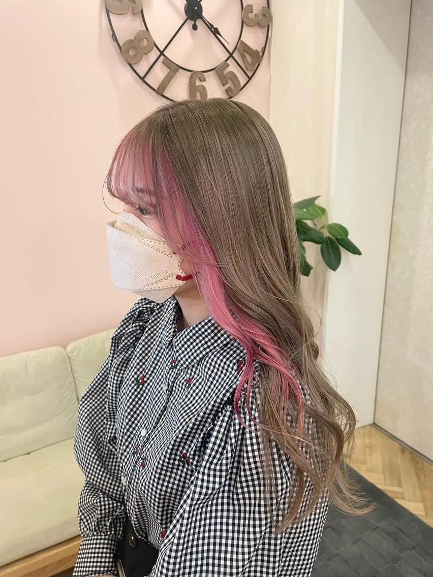 ロング カラー ヘアアレンジ ダブルカラー/ レイヤー🍒齋藤 澪のヘアスタイル