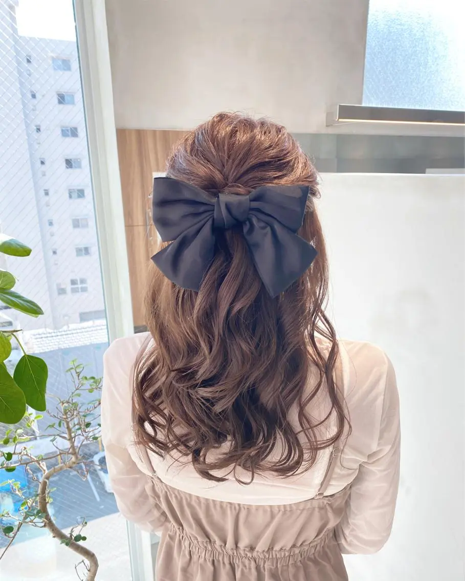 ヘアアレンジ ヘアセット 透明感モテ艶髪カラー Gallicaイリサのヘアスタイル