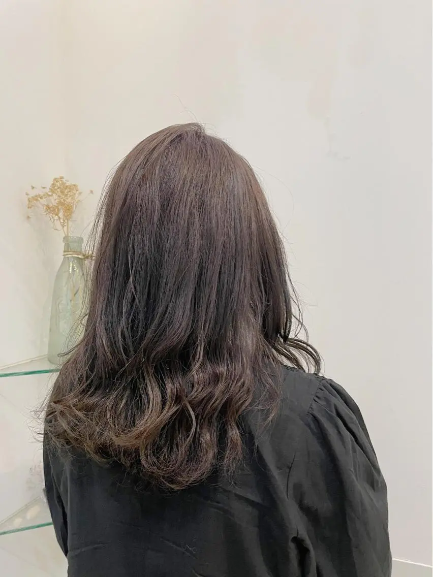 カラー ブリーチ ブラウンカラー 学生 髪質改善カラー🤍 エクステ✨君島由実子のヘアスタイル
