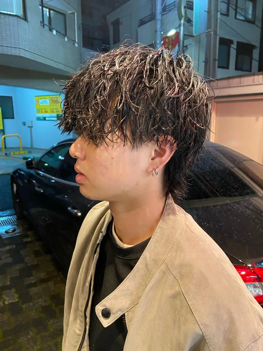 ショート パーマ メンズ カット パーマ 💈圧倒的メンズ特化 DAITO💈のヘアスタイル