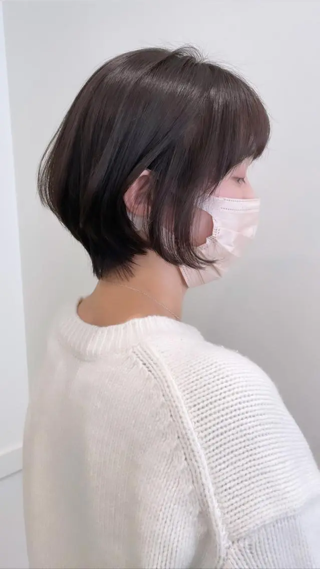 ショート カット ヘアカラー トリートメント Yuka ∥ 深層筋 ×睡眠改善ヘッドスパのヘアスタイル