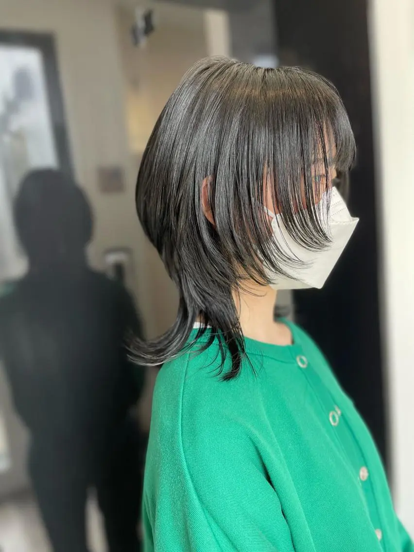セミロング カラー カット トリートメント YUI/ ブリーチカラー🌷のヘアスタイル