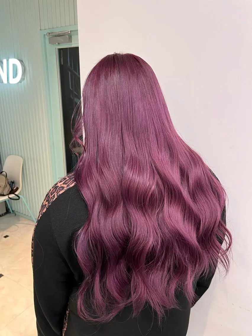 ロング カラー パーマ ヘアアレンジ メンズ キッズ ネイル マツエク・マツパ アイブロウ ヘアカラー 🤎モテ髪＆透明感 ミルクティー🥣🤎のヘアスタイル