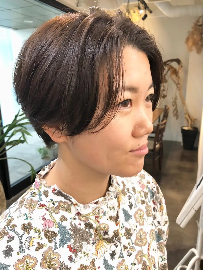 ショート ハンサムショート ショートヘア カット 千葉 郁也のヘアスタイル
