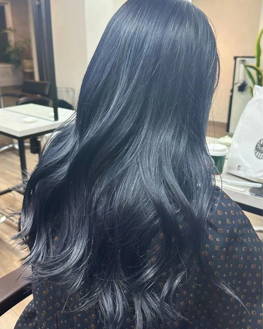 ロング カラー ブルーカラー ⭐️ボブ/ショート りゅうしんのヘアスタイル
