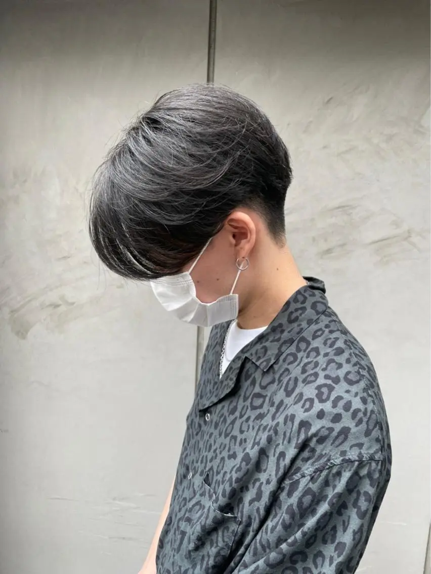 セミロング カラー パーマ ヘアアレンジ メンズ キッズ ネイル マツエク・マツパ アイブロウ メンズの天才 ツバサのヘアスタイル
