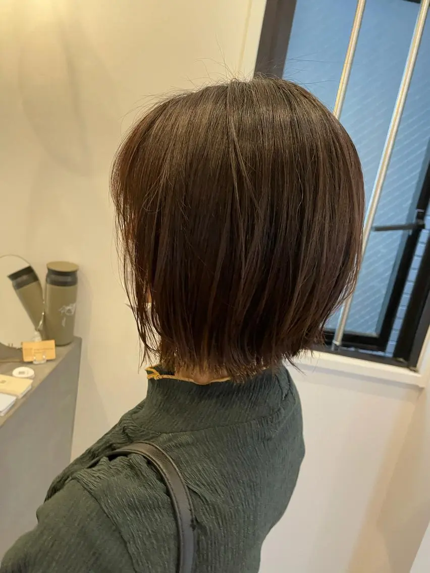 ショート カット やまさきえりこ ニュアンスパーマのヘアスタイル