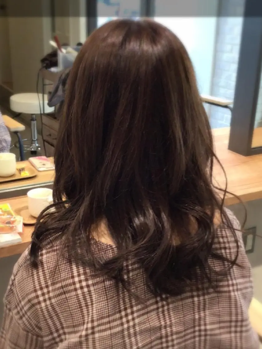 ミディアム カラー 宮本 克也のヘアスタイル