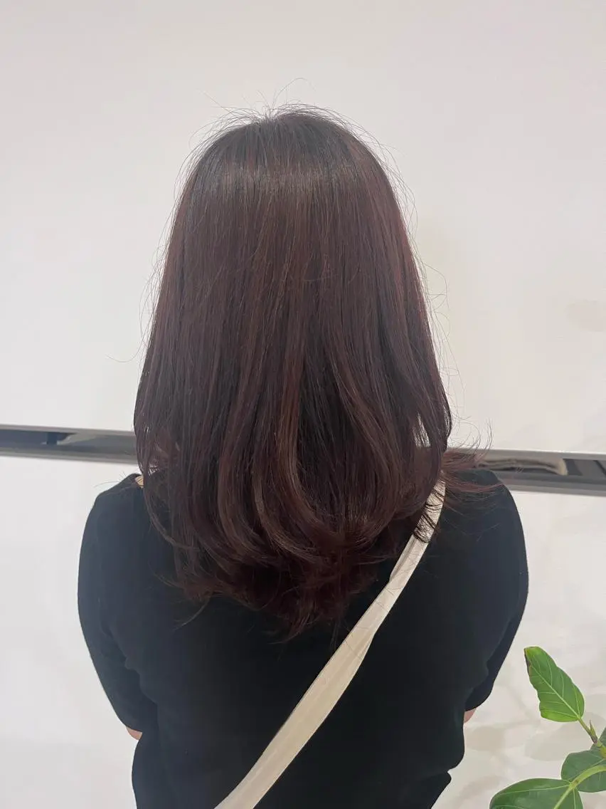 セミロング カラー トリートメント amoretto _kokoroのヘアスタイル