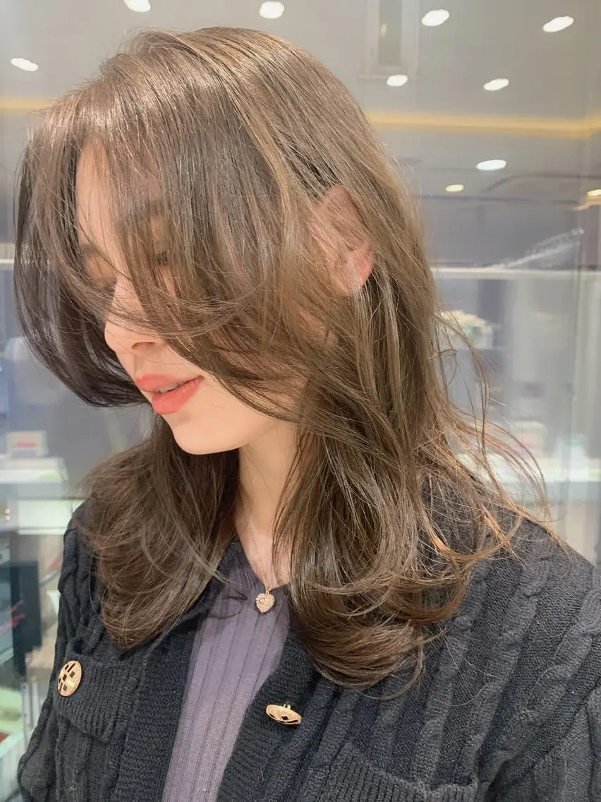 ロング カット ヘアカラー トリートメント ♡大人カワイイ hair♡徳井はやとのヘアスタイル
