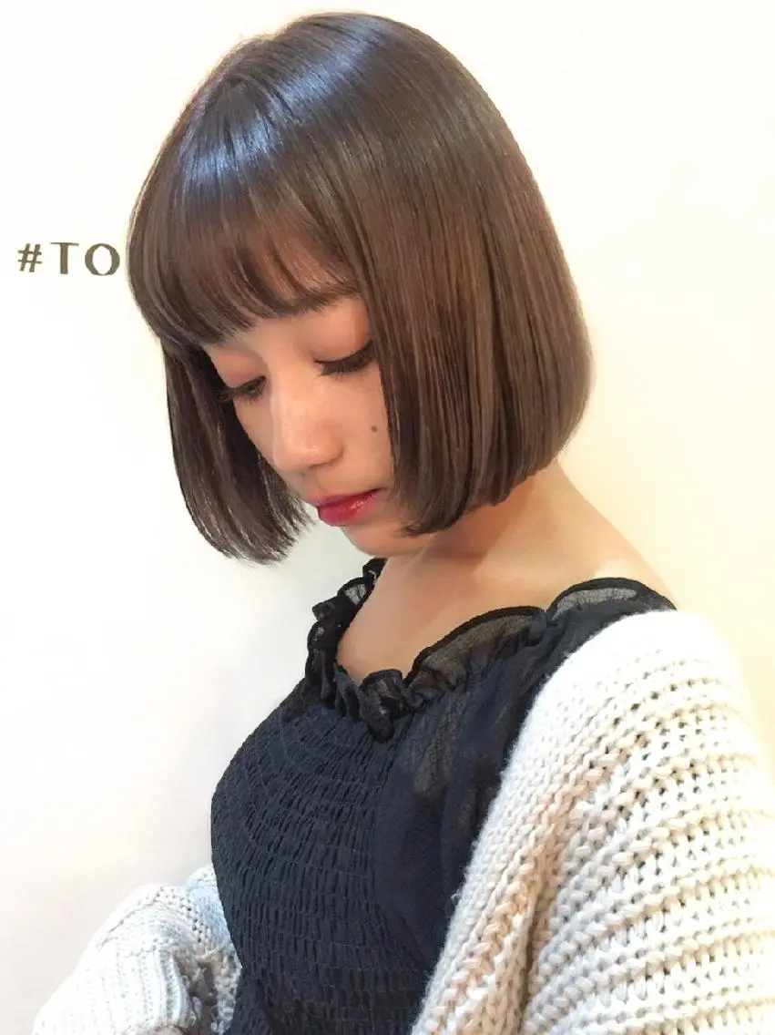 ショート ショート✨ボブ✨代表 新田見美仁のヘアスタイル