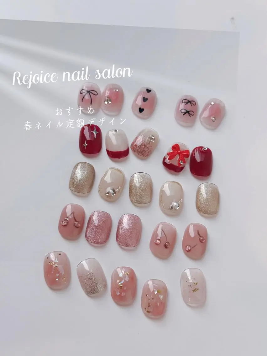 ネイル 春ネイル Rejoice Nail Salonのネイルデザイン