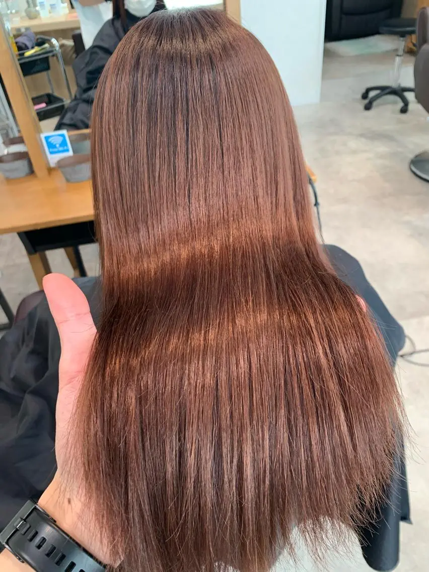 ロング カラー HAREru. モデル募集【戸塚】のヘアスタイル