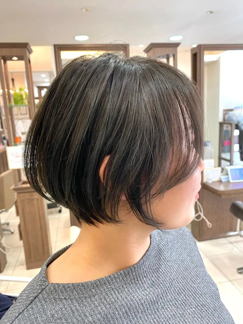 ショート ショートボブ ハンサムショート ボブ くびれヘア ハイライト カット ヘアカラー トリートメント 《大人気髪質改善》 プログレス国分寺店のヘアスタイル