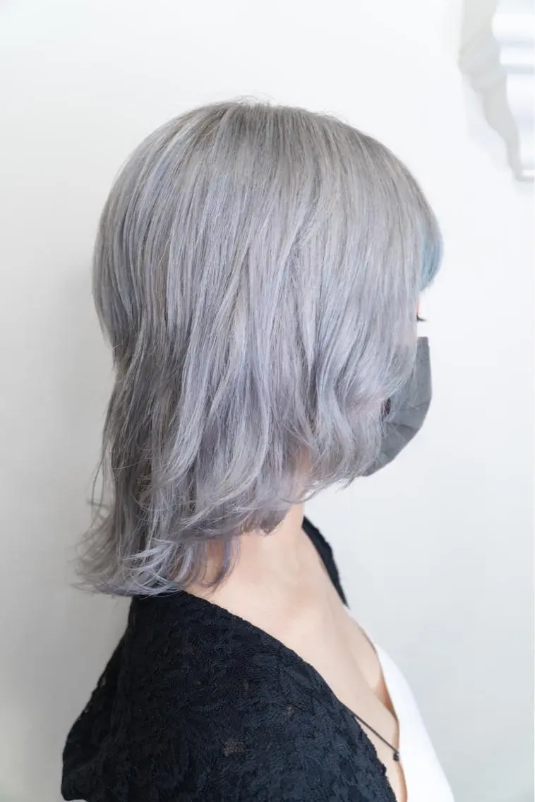 ミディアム カラー ベージュカラー ブリーチ ケアブリーチ デザインカラー ダブルカラー カット ✨デザインカラー✨ ハイトーン 森貴章のヘアスタイル