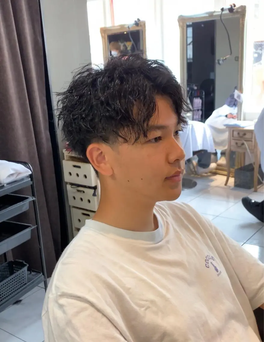 ショート カット パーマ 🔥メンズ特化🔥 佐藤桂崇のヘアスタイル