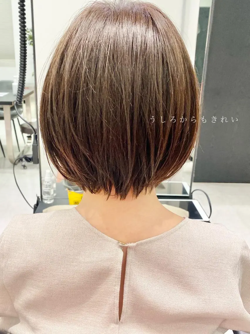 ショート カラー くせ毛 似合わせ専門美容師 なかじまのヘアスタイル