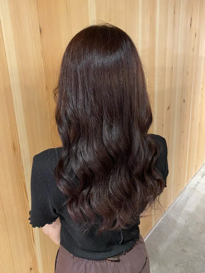 ロング 韓国風ヘア モテ艶カラー 🎖さえきはるかのヘアスタイル
