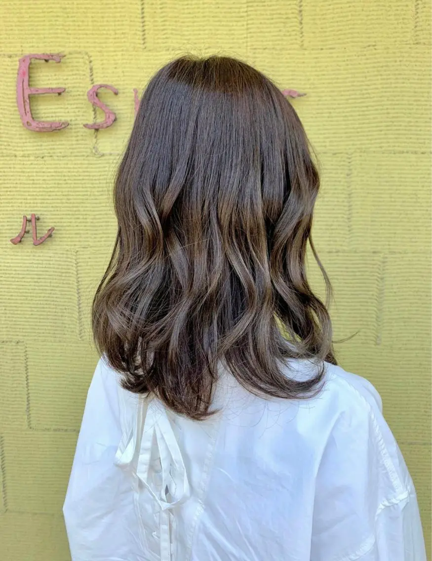 ミディアム ヘアアレンジ 黒崎 美乃里のヘアスタイル