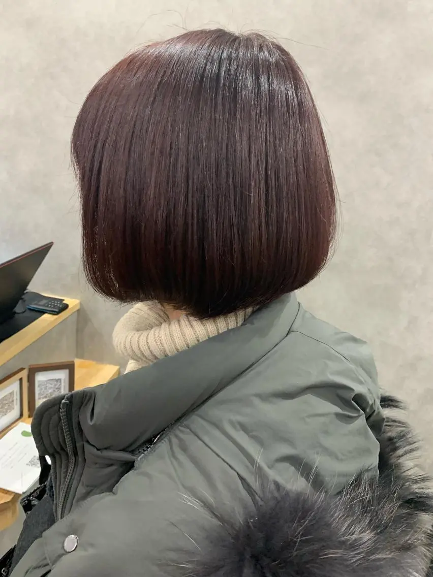 ミディアム ヘアカラー ゆきな 5月から復帰のヘアスタイル