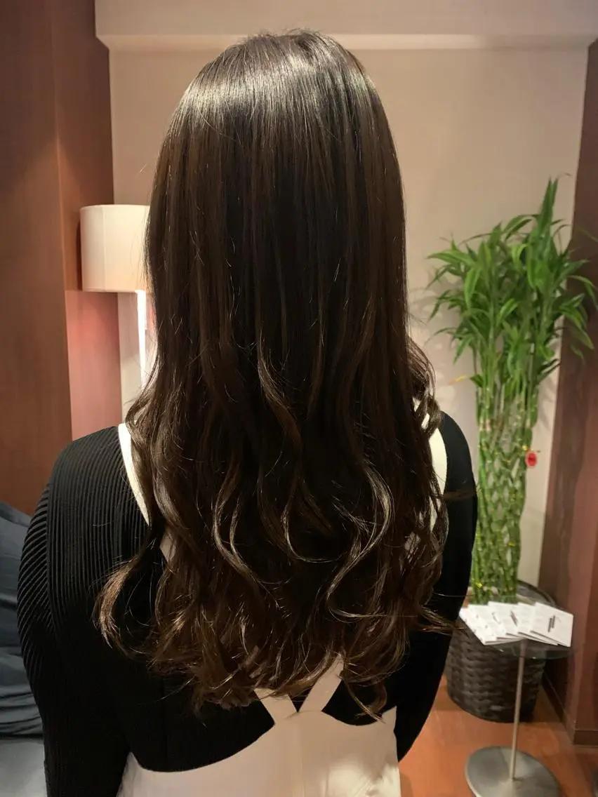 ロング カラー カット ヘアカラー トリートメント 武田尚子🌸 自然に仕上がる矯正のヘアスタイル