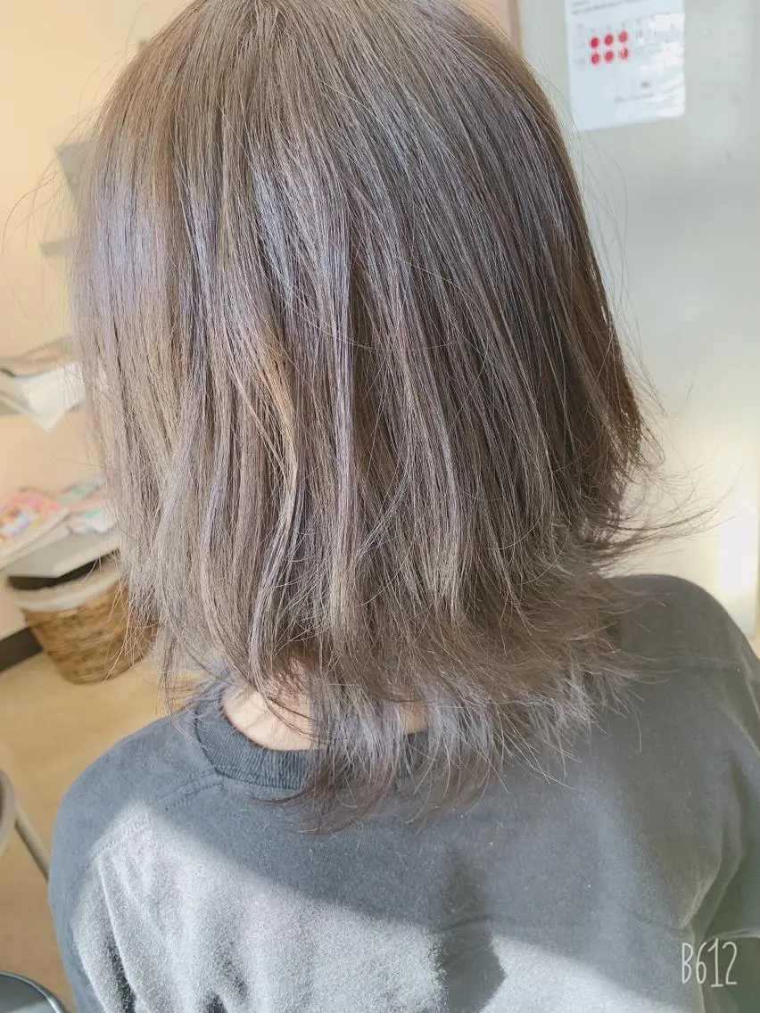 ミディアム カラー 透明感カラー 鈴木 健太のヘアスタイル