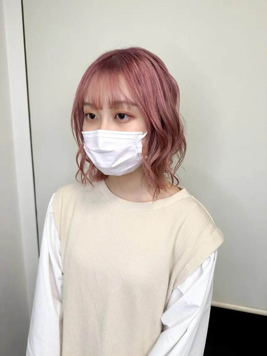 ショート カラー ヘアカラー トリートメント ブリーチカラー🫧 森　凪沙のヘアスタイル