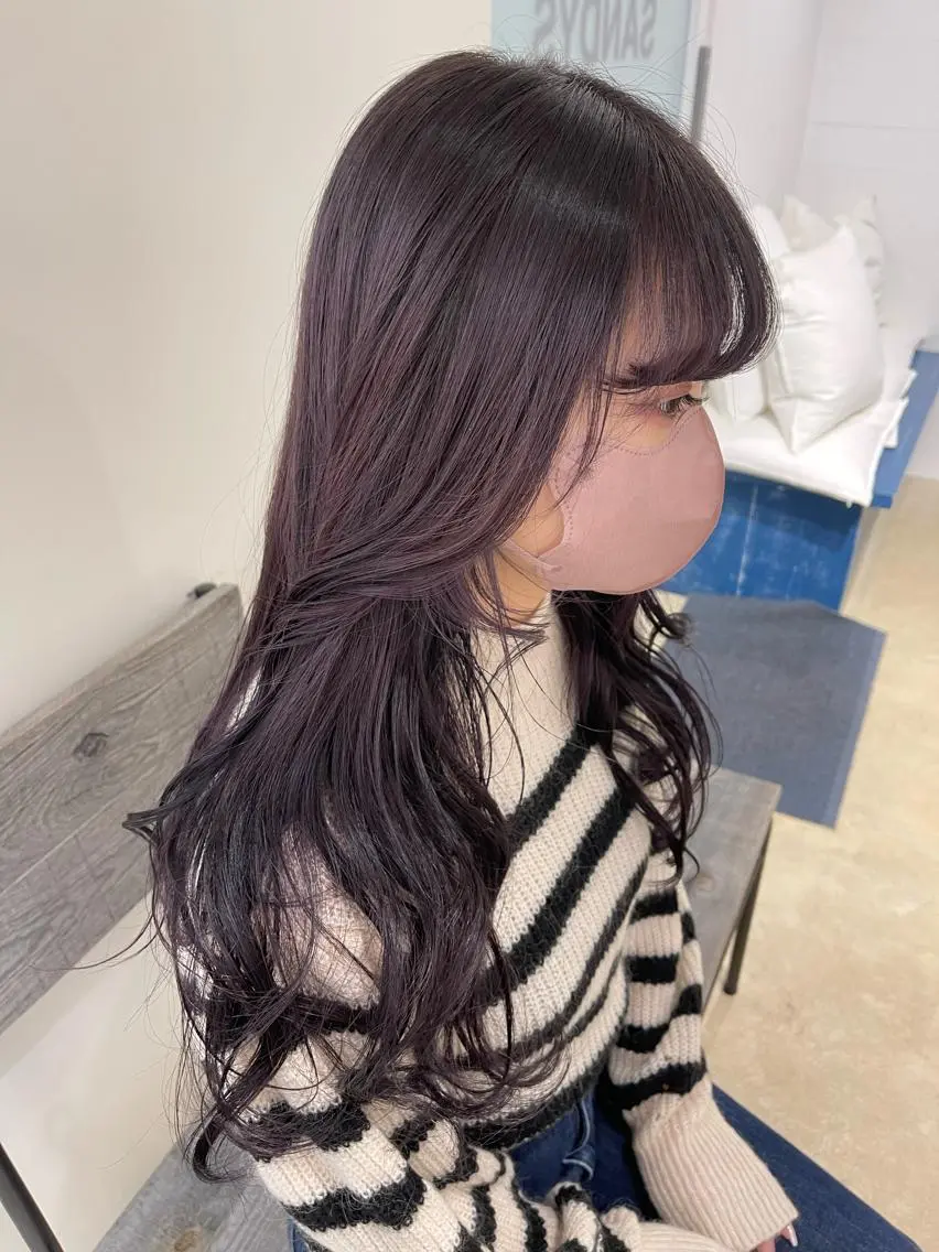 ロング ボブ・韓国ヘア特化 美容師💕織茂ひかりのヘアスタイル