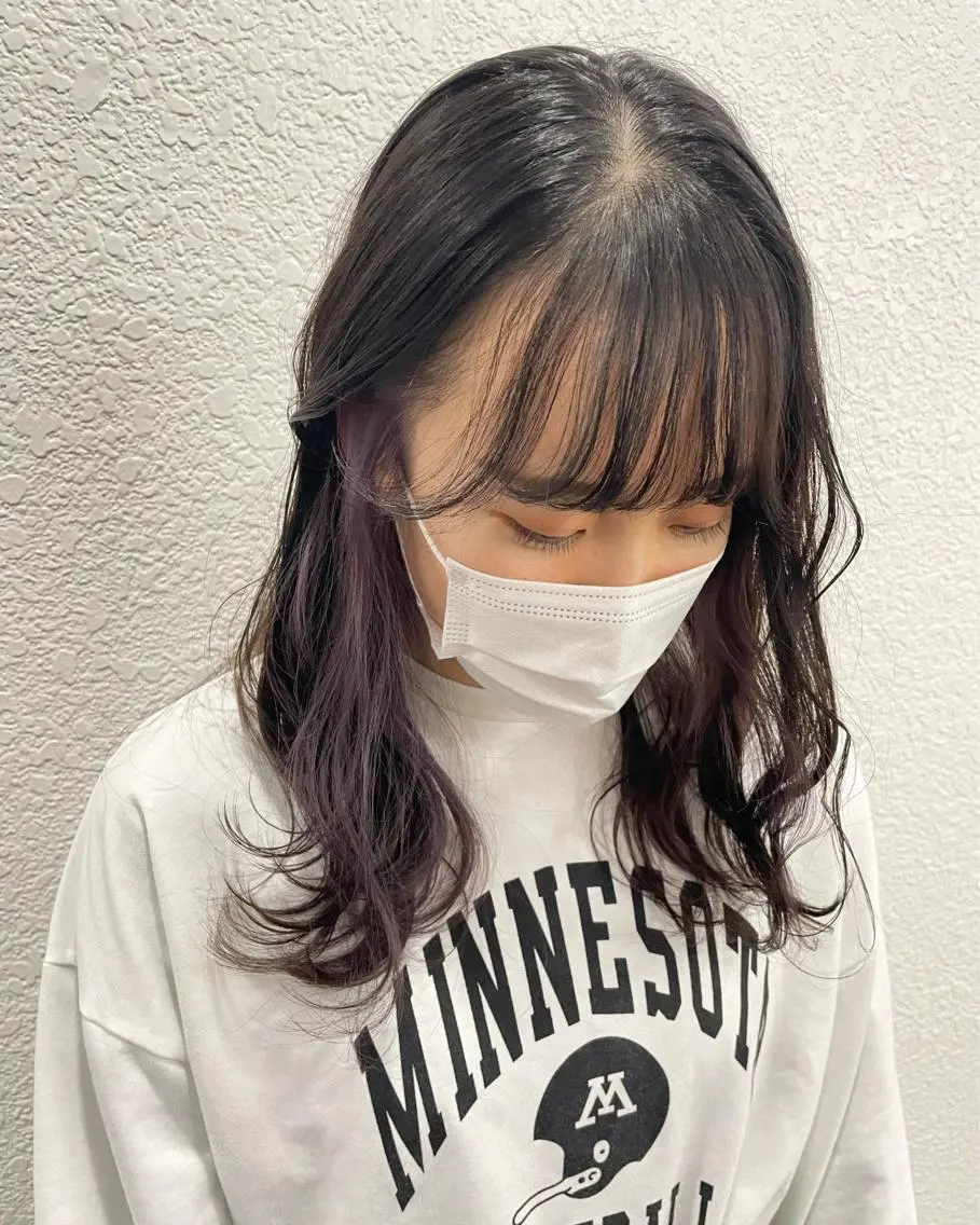 ロング ロング 渋谷 留菜のヘアスタイル
