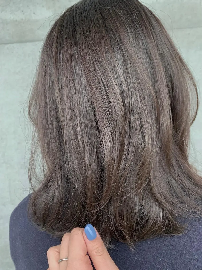 ミディアム カラー MAYU 💚森下のヘアスタイル