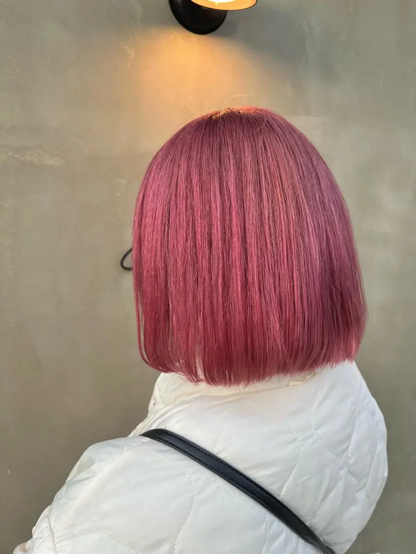 ミディアム カラー アッシュ ベージュカラー ブリーチ ケアブリーチ ダブルカラー ヘアカラー 🌼あんなtrend color🌼のヘアスタイル